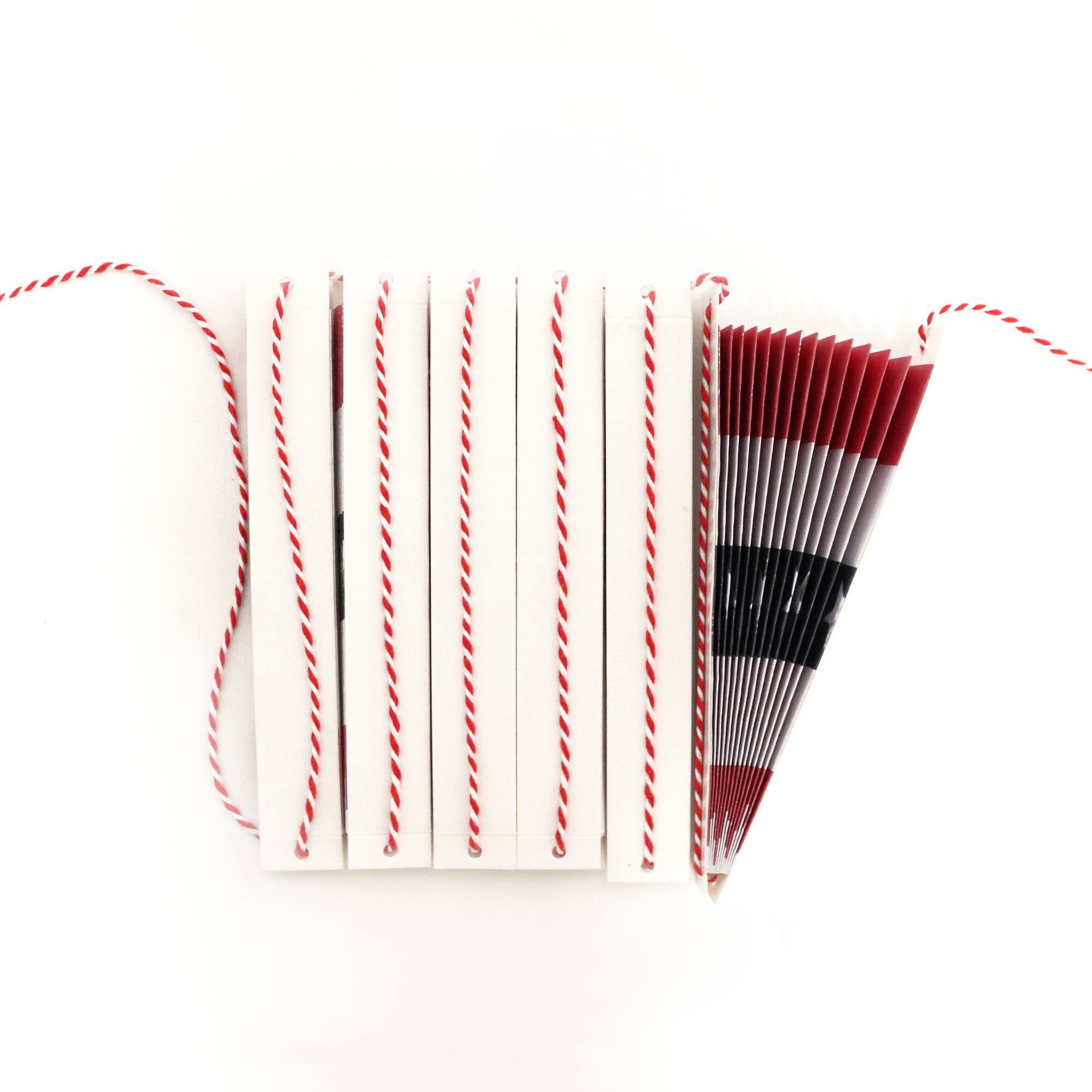 8ft. Red, White & Blue Paper Fan Bunting Garland by Celebrate It™